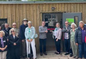 Official opening of Shed